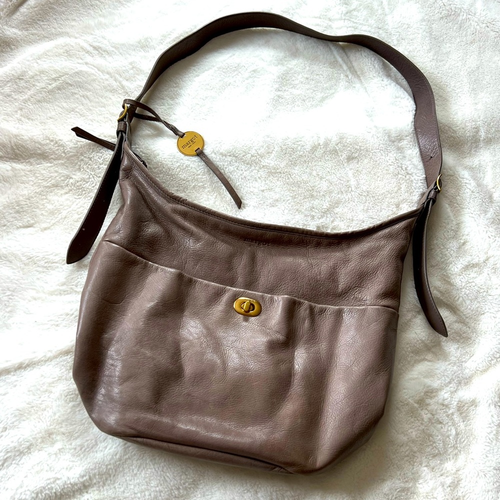 Margot Genuine Leather Tan Light Brown Bag Satchel